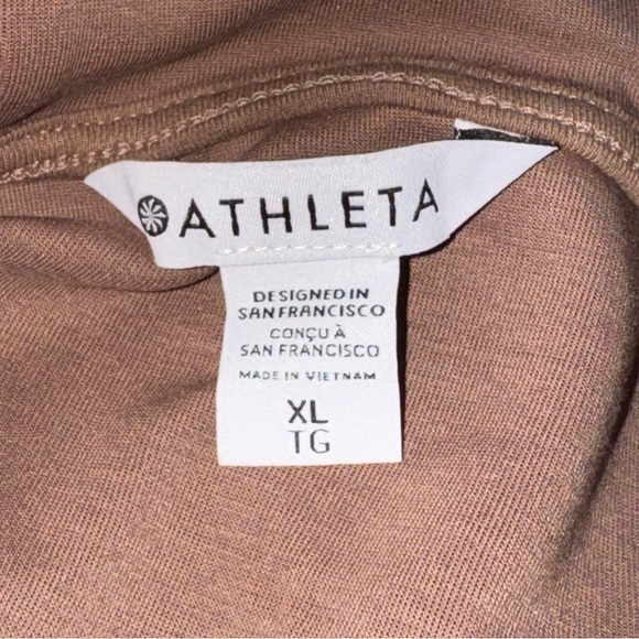 Athleta Gallery Hoodie Pullover Tunic Top Shirttail Women’s Size Extra Large - Picture 9 of 11